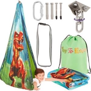 Sensory Swing for Kids with Special Needs - Double-Layer, 360° Swivel